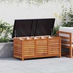 vidaXL Gartenbox 117x50x55 cm Eukalyptus Massivholz