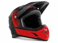 Fullface Helm Intox, schwarz-rot
