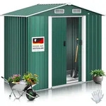 KESSER&reg; XL Metall Ger&auml;tehaus 4,2m3 mit Fundament | inkl. Arbeitshandschuhe 