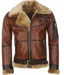 Bomberjacke - B16 - Gr&ouml;&szlig;e: L | Farbe: Model 5 - Kastanie/Cappuccino - Braun -...
