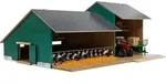 Farm Stall mit Schuppen 1:32 72x55x32cm - Braun