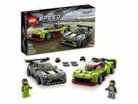 LEGO 76910 Speed Champions Aston Martin Valkyrie AMR Pro & Vantage GT3, Bausatz mit 2