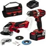 Einhell Power X-Change Maschinen-Set (Werkzeug) TE-TK 18/2 Li Kit (CD+AG)