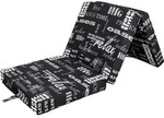 Faltmatratze Klappmatratze Samba 40218-700 190x70x9 cm schwarz Schrift Sun Garden -