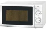 Amica MW 13151 S Mikrowelle, Farbdekor, 700 Watt, 17 l Volumen, 45,2 cm Breite -