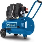 Scheppach HC51Si Super Silent Doppelzylinder Kompressor | 60 dB(A) leise | 50L Kessel