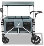 FUXLIFE by FUXTEC faltbarer Bollerwagen - Premium - FX-CTXL900 4-Sitzer Grau mit