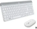 Logitech MK470 Wireless Ultrathin Keyboard and Mouse Kit Wei&szlig; Italienisches Layout -