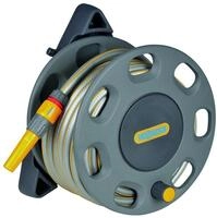 Hozelock 2422, Wandmontierte Rolle, Manuell, Funktional, Gr&uuml;n, Grau, Kunststoff,