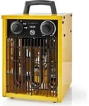 Nedis HTIF10FYW, Industrielle Heizl&uuml;fter, 2000 W, Tragbar, 1000 W, Edelstahl,...