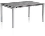 Kettler Cubic HPL Gartentisch, ausziehbar, Gr&ouml;&szlig;e w&auml;hlbar Silber / Anthrazit,