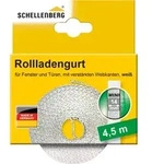 Schellenberg Rolladengurt Mini 14 mm, 4,5 m, wei&szlig;, 44503
