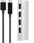 Belkin F4U088VF, USB 3.2 Gen 1 (3.1 Gen 1) Micro-B, USB 3.2 Gen 1 (3.1 Gen 1) Type-A,