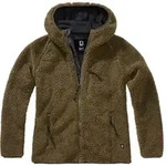 Brandit Women Teddyfleece Jacket Hooded Damen, mit Kapuze (Olive) Gr&ouml;&szlig;e 2XL - Gr&uuml;n