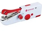 SINGER Stitch Sew Quick Mini Mechanisch N&auml;hmaschine AA Akku Wei&szlig; - Rot/Wei&szlig;
