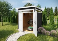 Weka Gartenhaus Limmen 265 21 mm Wandst&auml;rke mit Doppelt&uuml;r - B x T x H - 220.00 x