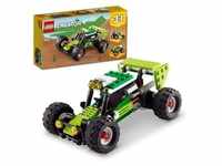 LEGO 31123 Creator 3-in-1 Geländebuggy, Quad, Kompaktlader, Spielzeug-Fahrzeuge für