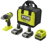 Ryobi Akku-Bohrschrauber RDD18C-220S ONE+ HP Brushless 18 V inkl. 2 Akkus und