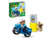LEGO 10967 DUPLO Polizeimotorrad, Polizei-Spielzeug für Kleinkinder ab 2 Jahre,