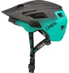 O'NEAL Bike Helm Defender Grill V.22 black/green XS/54-M/58 - Schwarz