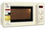 Exquisit Retro-Mikrowelle 700 Watt, 25,5 cm Drehteller, 1000 Watt Grill, 20L, 5