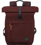 travelite Freizeitrucksack Rucksack mit Laptopfach Basic Rollup Backpack 35L Bordeaux
