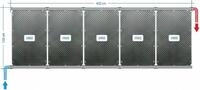 OKU Solarabsorber Pool-Solarheizung SET 10 - 5 Absorber