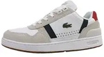 Lacoste T-Clip Tricolor Sneaker Damen Schn&uuml;rer in Wei&szlig;, Gr&ouml;&szlig;e 6 - Wei&szlig; - 39