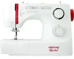 VERITAS Rachel Mechanische N&auml;hmaschine - Wei&szlig;/Rot