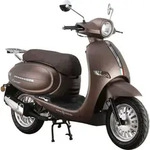 Motorroller Cappucino 50 ccm 45 kmh EURO 5 mattbraun - Braun