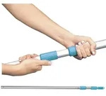 INTEX 29054 - Alu-Teleskop Stab (239cm) f&uuml;r Reinigungsaufs&auml;tze Poolreinigung