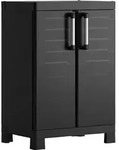 Keter Lagerschrank Detroit Niedrig Schwarz - Schwarz