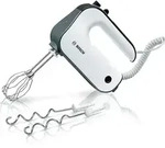 Bosch MFQ49300 Handmixer wei&szlig; - Schwarz/Silber/Wei&szlig;