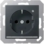 Jung SCHUKO-Steckdose 16A 250V A 1520-O ANM LNW A1520-OANMLNW - Schwarz
