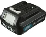 Makita BL1016, Akku, Lithium-Ion (Li-Ion), 1,5 Ah, 12 V, Makita, 1 St&uuml;ck(e)