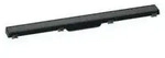 Hansgrohe RainDrain Match Duschrinne 800 mm mit h&ouml;henverstellbaren Rahmen schwarz,