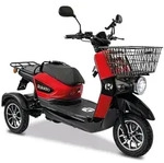 Rolektro, E-Carrier 25 V.3 Lithium, Rot, ohne Koffer, 60V-32,5Ah Akku, 1000...