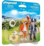 PLAYMOBIL City Action DuoPack Notarzt und Polizistin, 4 Jahr(e), Mehrfarbig,