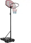 tectake&reg; Basketballkorb Harlem freistehend, mit R&uuml;ckwand und St&auml;nder rollbar -
