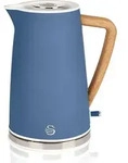 SWAN SK14610BLUNEU Wasserkocher 1,7L Ultra Schnell Kabellos Modernes Design...
