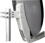 Fuba DAA 650 A, 10,75 - 12,75 GHz, Grau, Aluminium, 65 cm - Grau