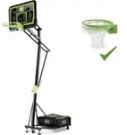 EXIT Galaxy verplaatsbaar basketbalbord op wielen met dunkring - black edition -
