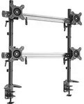 HFTEK MP240C-N - Vierfacher Monitorarm - Tischhalterung