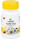 WARNKE Kupfer 2 mg aus Kupfergluconat Tabletten, 100 St. Tabletten