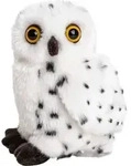 Uni-Toys - Schnee-Eule - 19 cm (H&ouml;he) - Pl&uuml;sch-Vogel - Pl&uuml;schtier, Kuscheltier