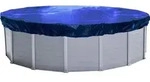 Poolabdeckung Rund f&uuml;r 380-420 cm Pools | Planenma&szlig; &Oslash; 480 cm | Blau | Sommer...