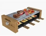 Cecotec Cheese&Grill 8400 Wood AllStone, 8 Person(en), Stahl, Stein, Holz, 2 Zone(n),