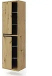 Badschrank Vicco Viola Artisan-Eiche 50 x 170 cm, Model 33904 - Braun