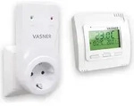 VASNER Funk Raumthermostat Steckdosen Set VFTB-AS f&uuml;r Infrarotheizungen,