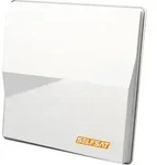 Selfsat H50M Flachantenne mit Single LNB 6&deg; f&uuml;r Astra / Hotbird 1 Teilnehmer -